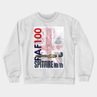 RAF 100 Years - Spitfire Mk Vb Crewneck Sweatshirt